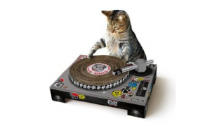 Geschenkideen und Gadgets finden - DJ Pult + Plattenspieler Katzen